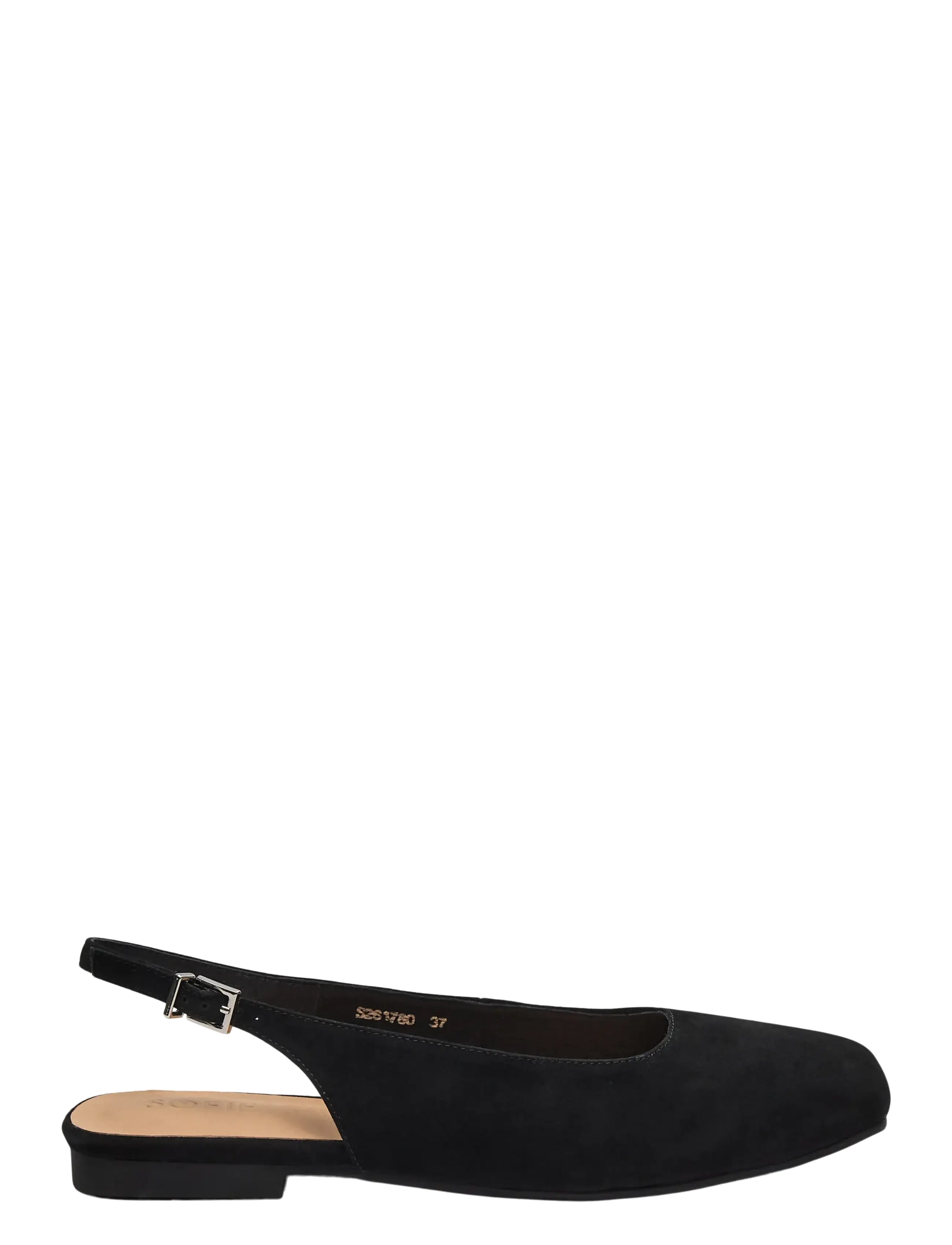Sofie Schnoor Nicolesw Ballerina, 38, Black, Sandaler > Flade Sandals, Dame