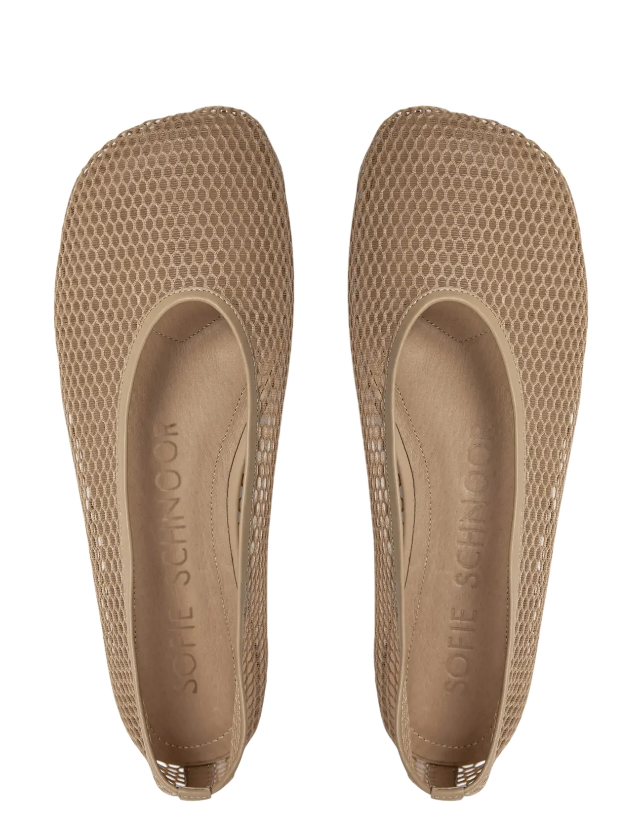 Sofie Schnoor - BABETTESW MESH BALLERINA - særlige begivenheder - light sand - 4