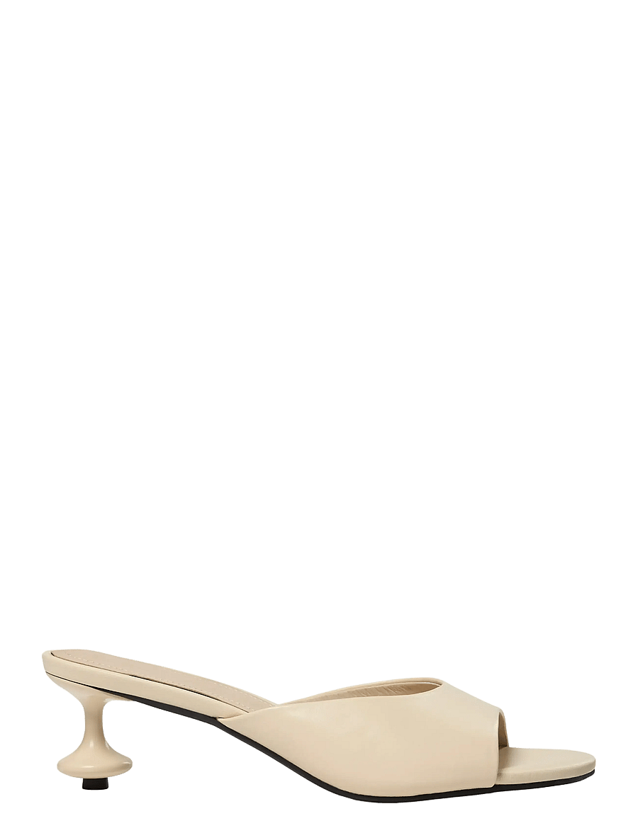 Sofie Schnoor - CHARLYSW HELLED SHOE - mules med hæle - off white - 0