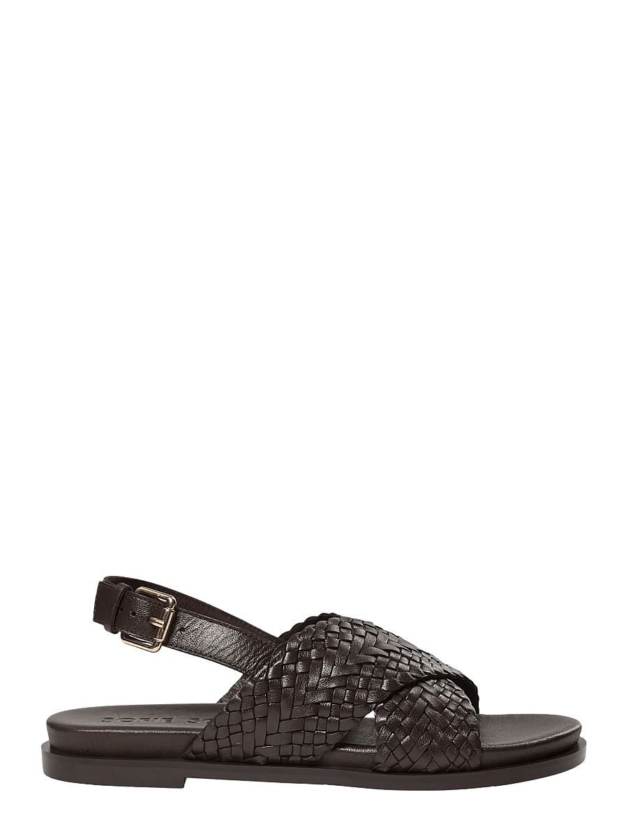 Sofie Schnoor - CARYSW SANDAL - flache sandalen - dark brown - 0