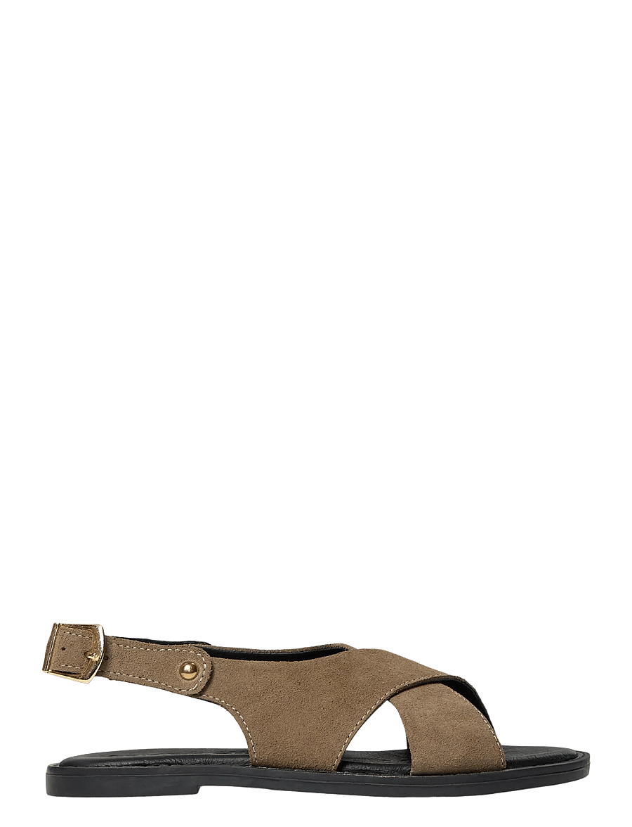 Sofie Schnoor - NOVASW SANDAL - flache sandalen - dark taupe - 0