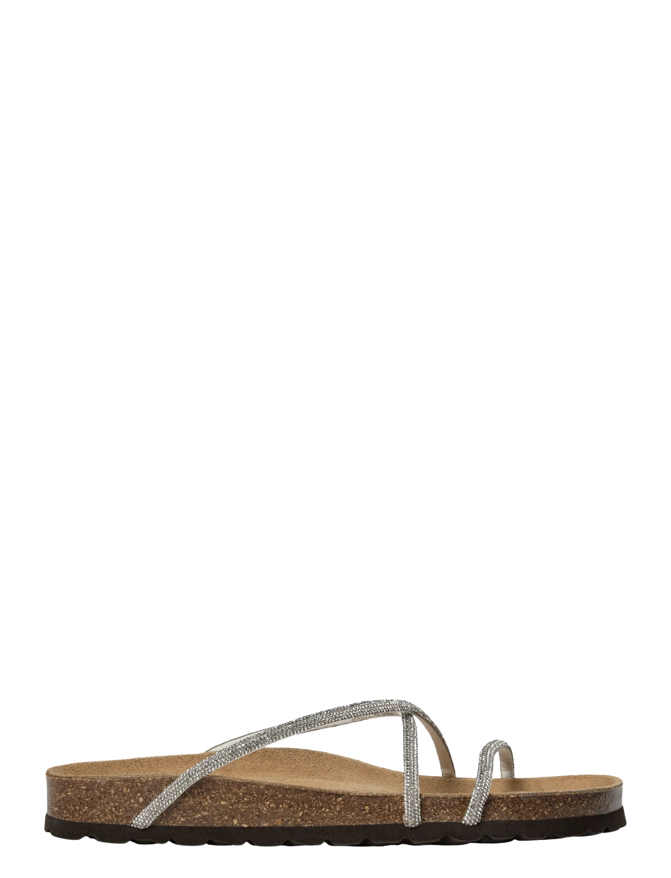 Sofie Schnoor Erinsw Sandal, 37, Silver, Sandaler > Flade Sandals, Dame
