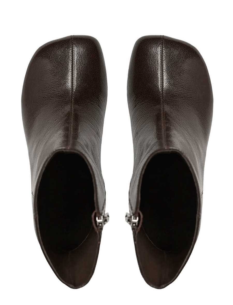 Sofie Schnoor - SARAYASW ANKLE BOOT - kontsaga poolsaapad - dark brown - 4