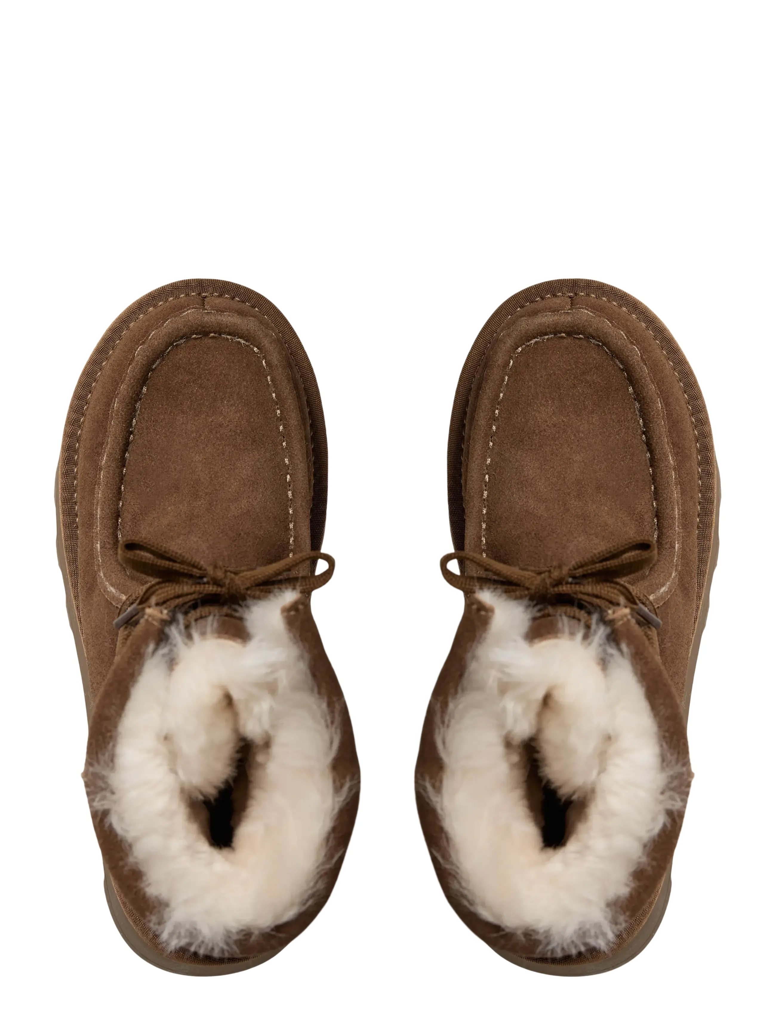 Sofie Schnoor - DRISESW TEDDY BOOT - flache stiefeletten - brown fudge - 4