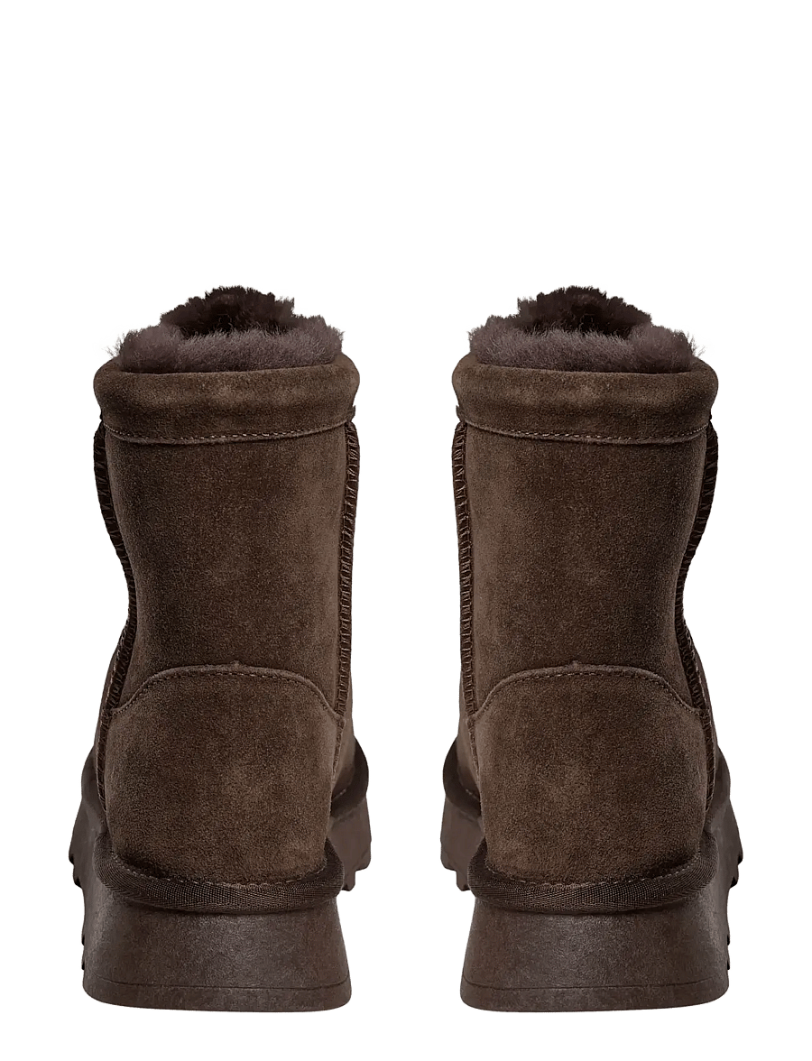 Sofie Schnoor - DRISESW TEDDY BOOT - flat ankle boots - dark brown - 3