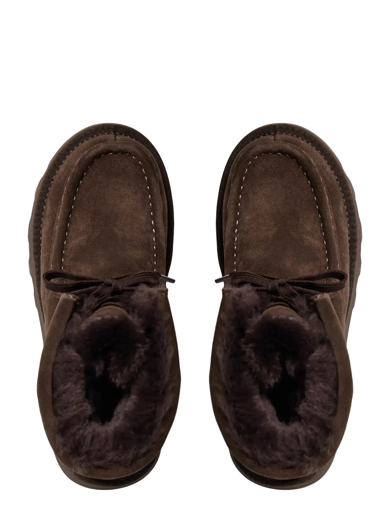 Sofie Schnoor - DRISESW TEDDY BOOT - flat ankle boots - dark brown - 4