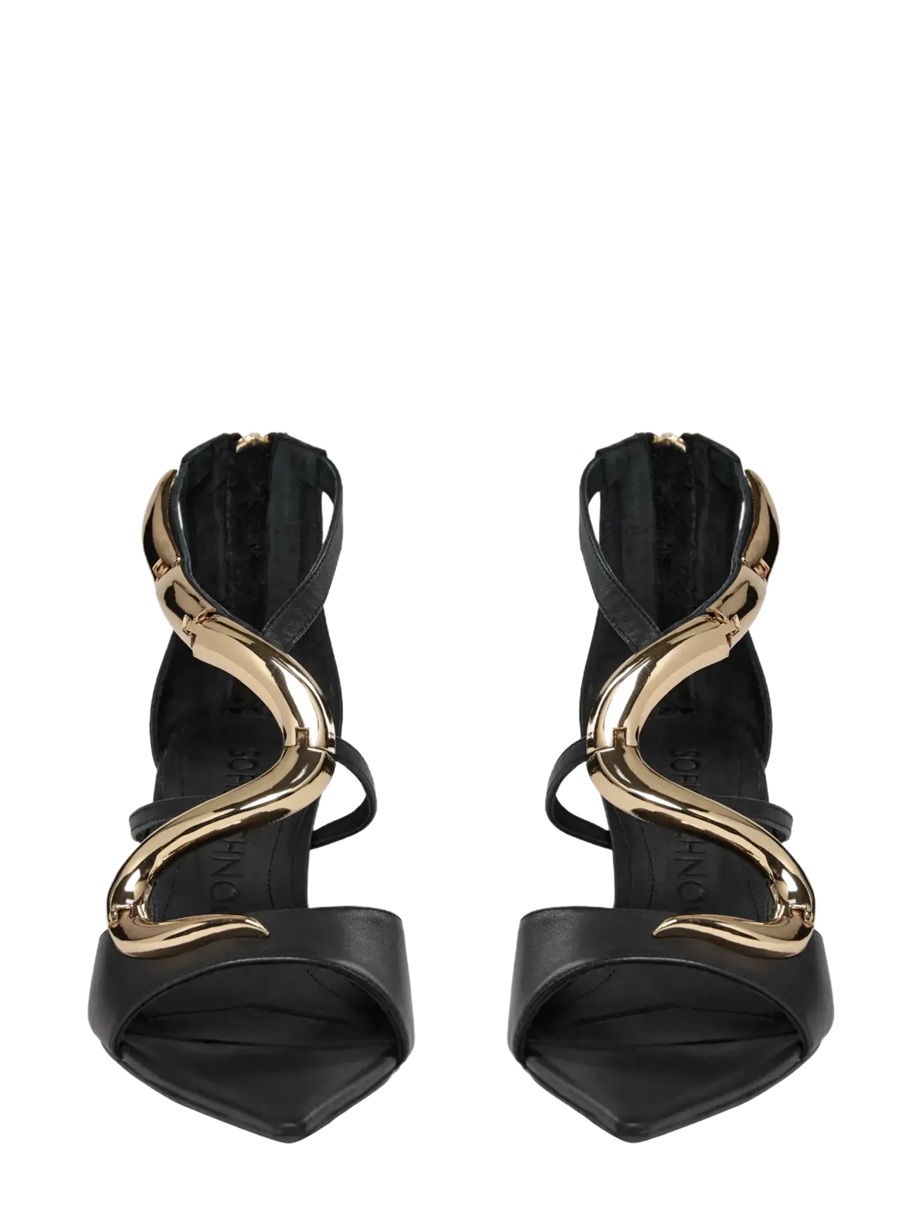 Sofie Schnoor MERLESW OPEN STILETTO - Peeptoes - BLACK / black