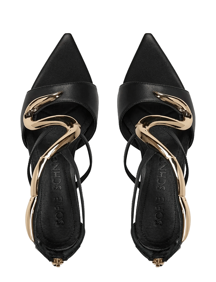 Sofie Schnoor - MERLESW OPEN STILETTO - peeptoes - black - 4