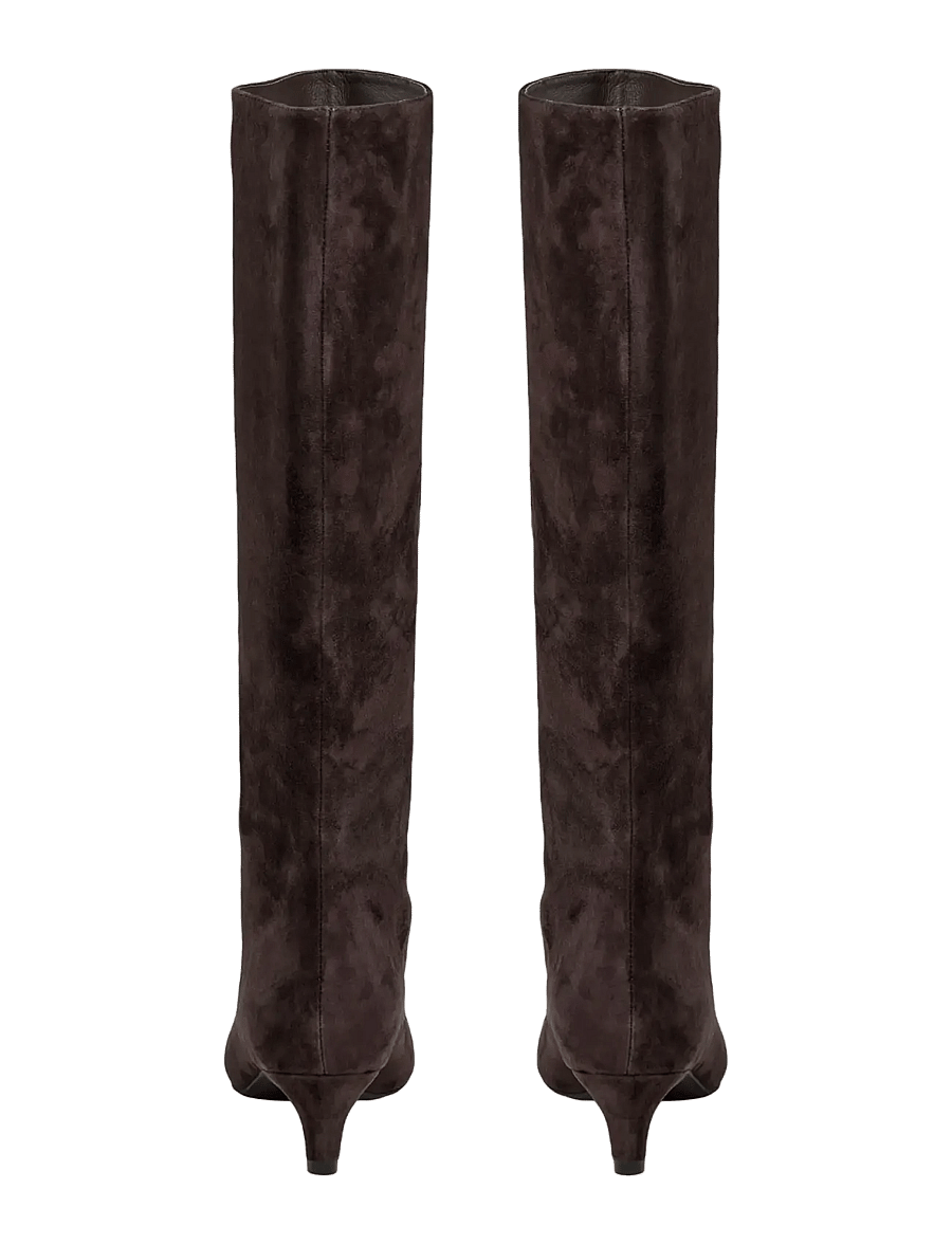 Sofie Schnoor - NOREENSW TALL SUEDE BOOT - kniehohe stiefel - dark coffee - 3