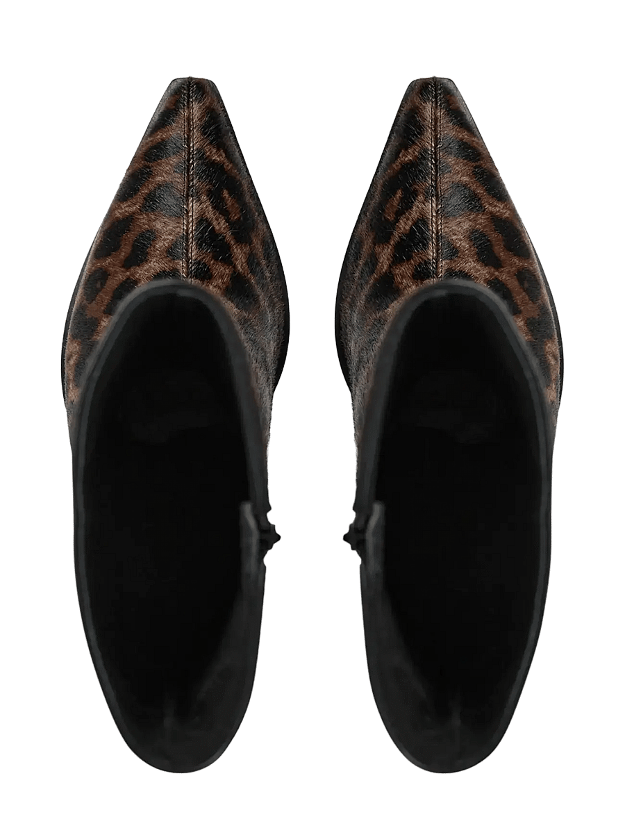 Sofie Schnoor - CELINASW FUR BOOT - kontsaga poolsaapad - leopard - 3