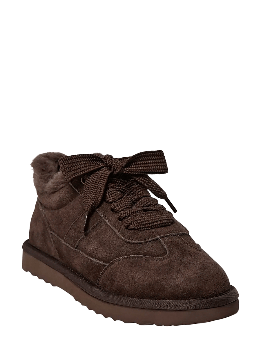 Sofie Schnoor - DICTIESY TEDDY SNEAKER - voodriga tossud - dark brown - 0