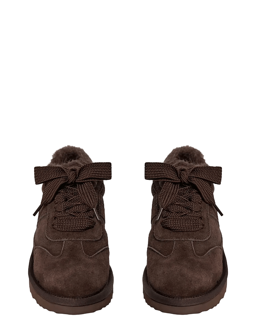 Sofie Schnoor - DICTIESY TEDDY SNEAKER - voodriga tossud - dark brown - 2