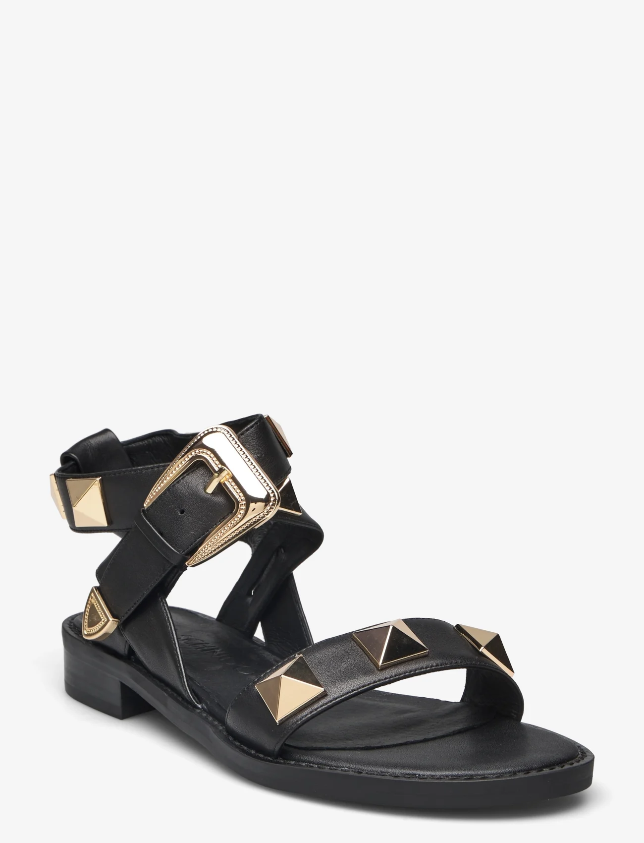 Sofie Schnoor - Sandal - platte sandalen - black gold - 0
