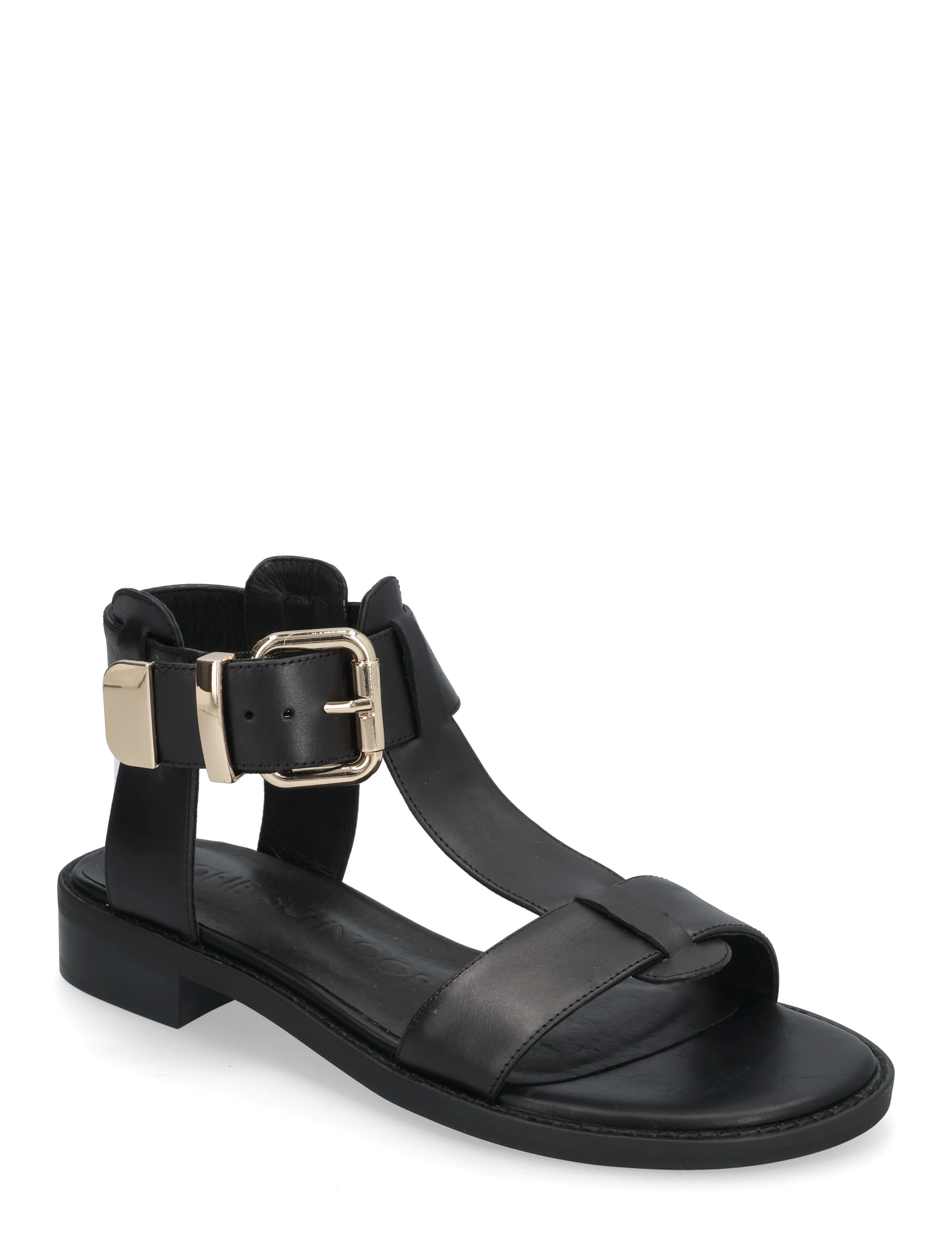Sofie Schnoor Sabrinasw Sandal, 39, Black, Sandaler > Flade Sandals, Dame