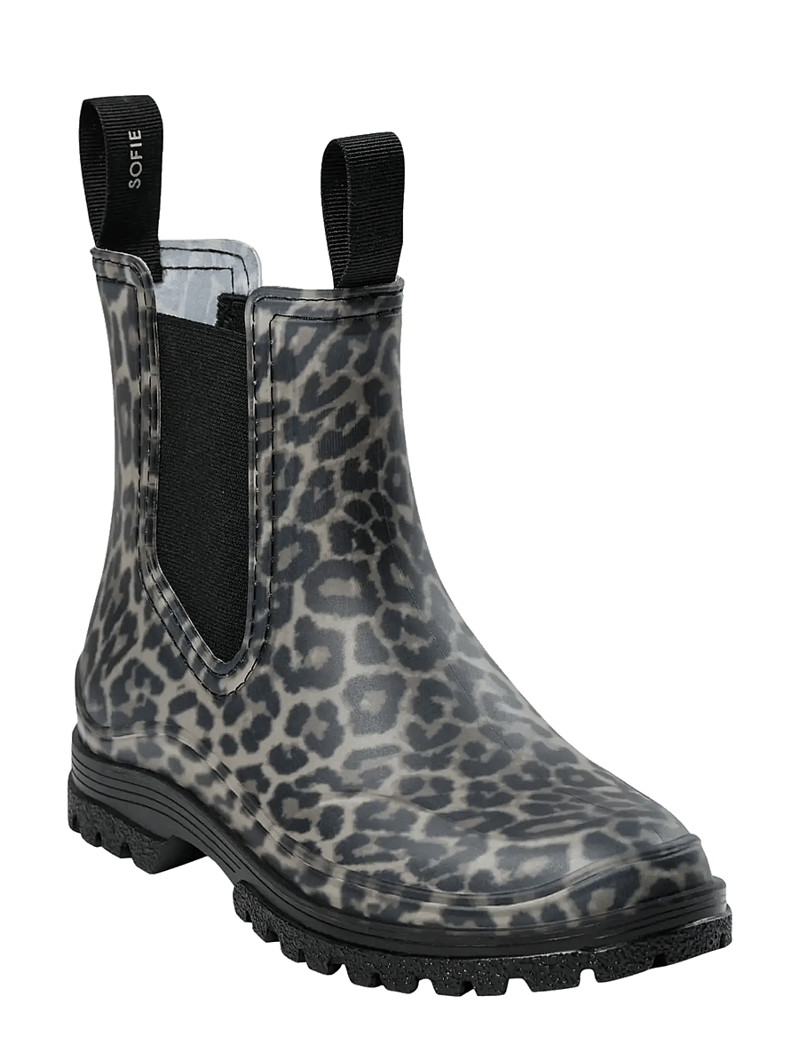 Sofie Schnoor - JODIESW RUBBER BOOT - chelsea boots - light brown leopard - 1