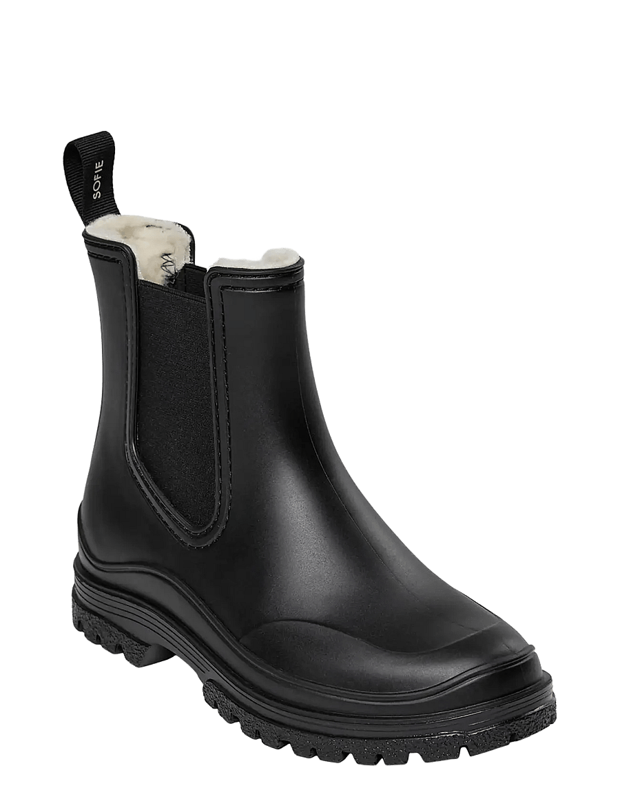 Sofie Schnoor - JENNASW RUBBER BOOT W. LINING - winterschuhe - black - 0