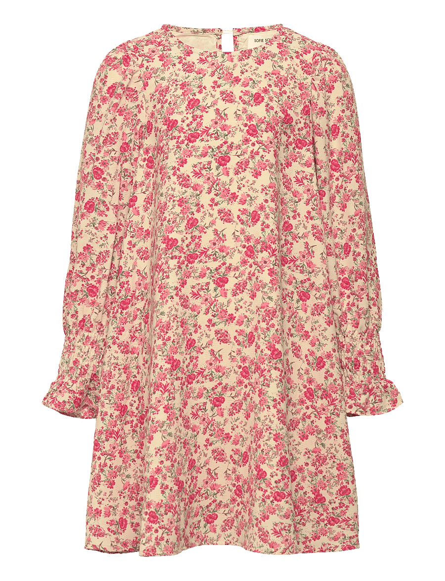 Sofie Schnoor Young - Dress - langermede hverdagskjoler - bright pink - 1