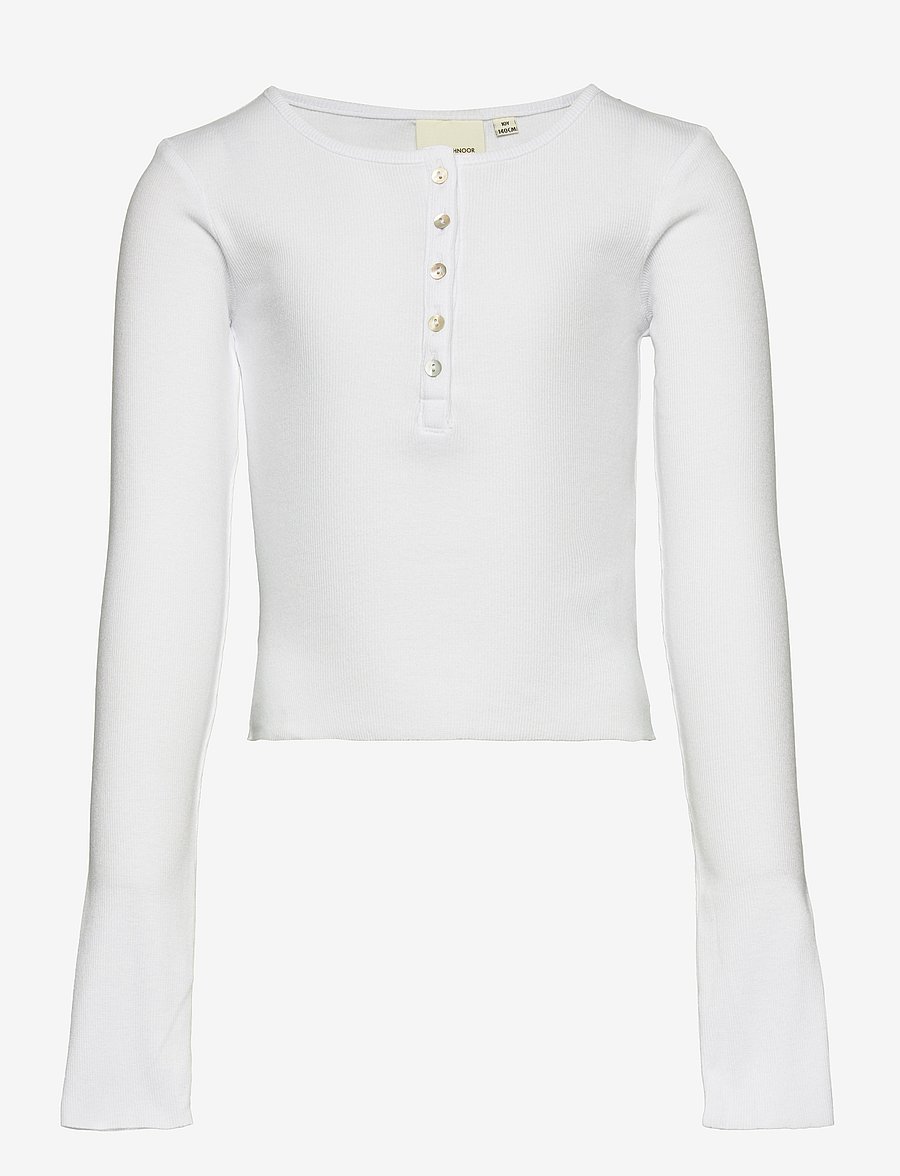Sofie Schnoor Young - T-shirt long-sleeve - rudens apģērbi - brilliant white - 0