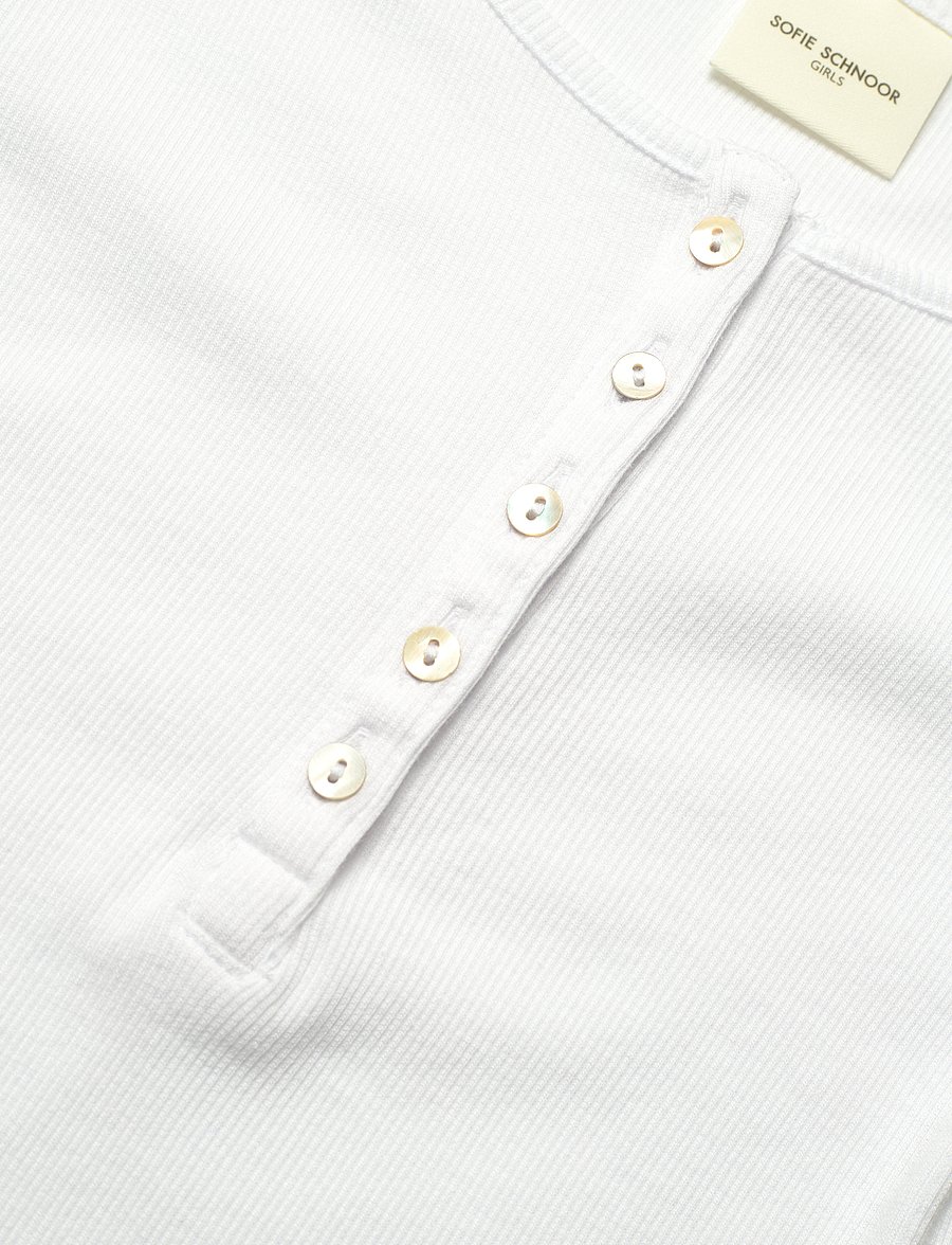 Sofie Schnoor Young - T-shirt long-sleeve - rudens apģērbi - brilliant white - 2