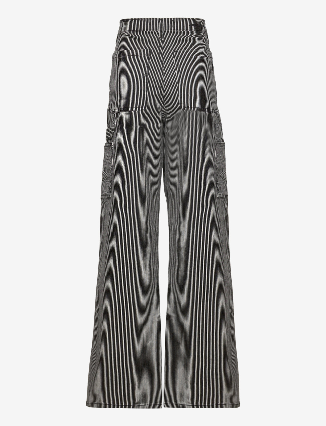 Sofie Schnoor Young - Pants - brede jeans - black off white - 2