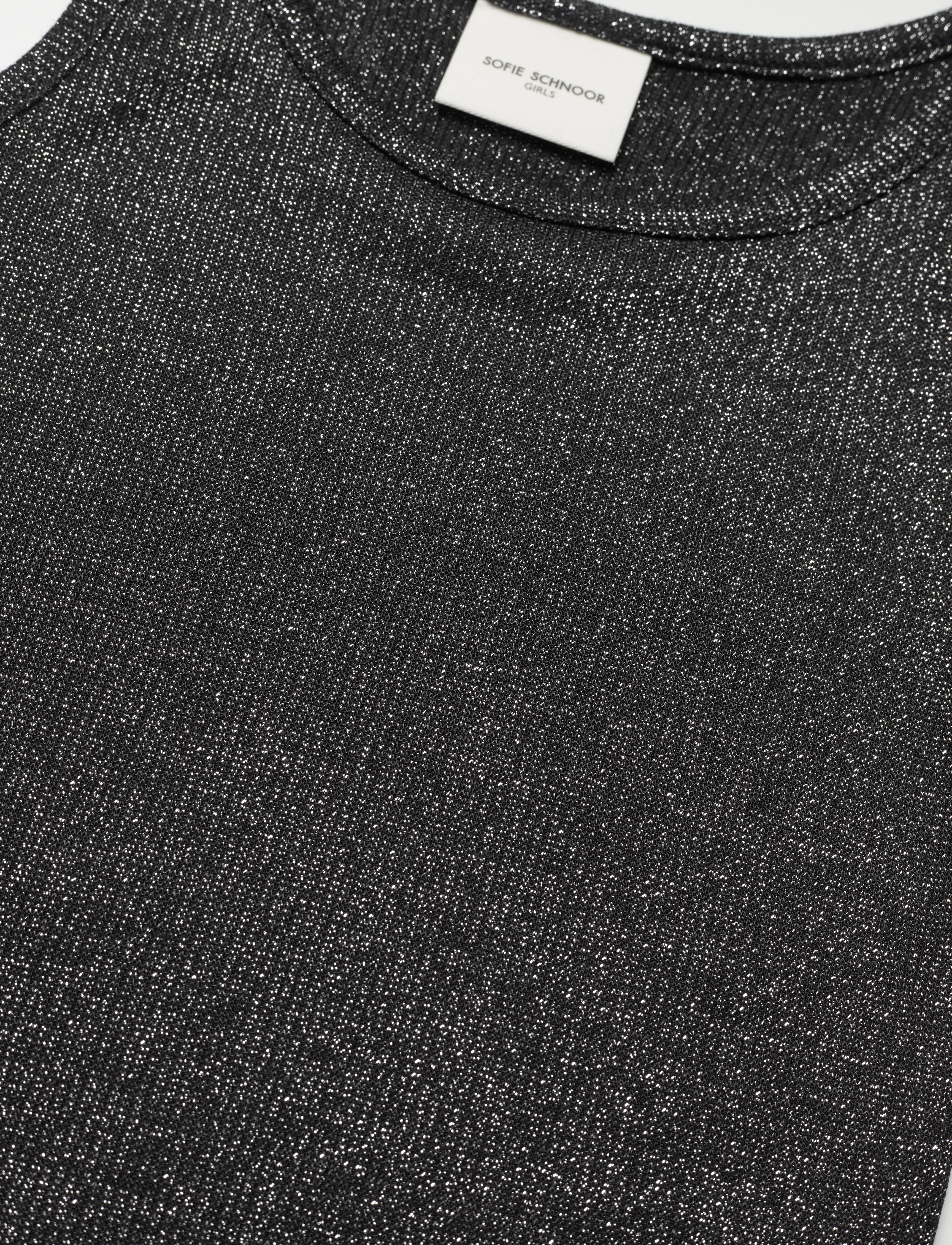 Sofie Schnoor Young - Top - black glitter - 2