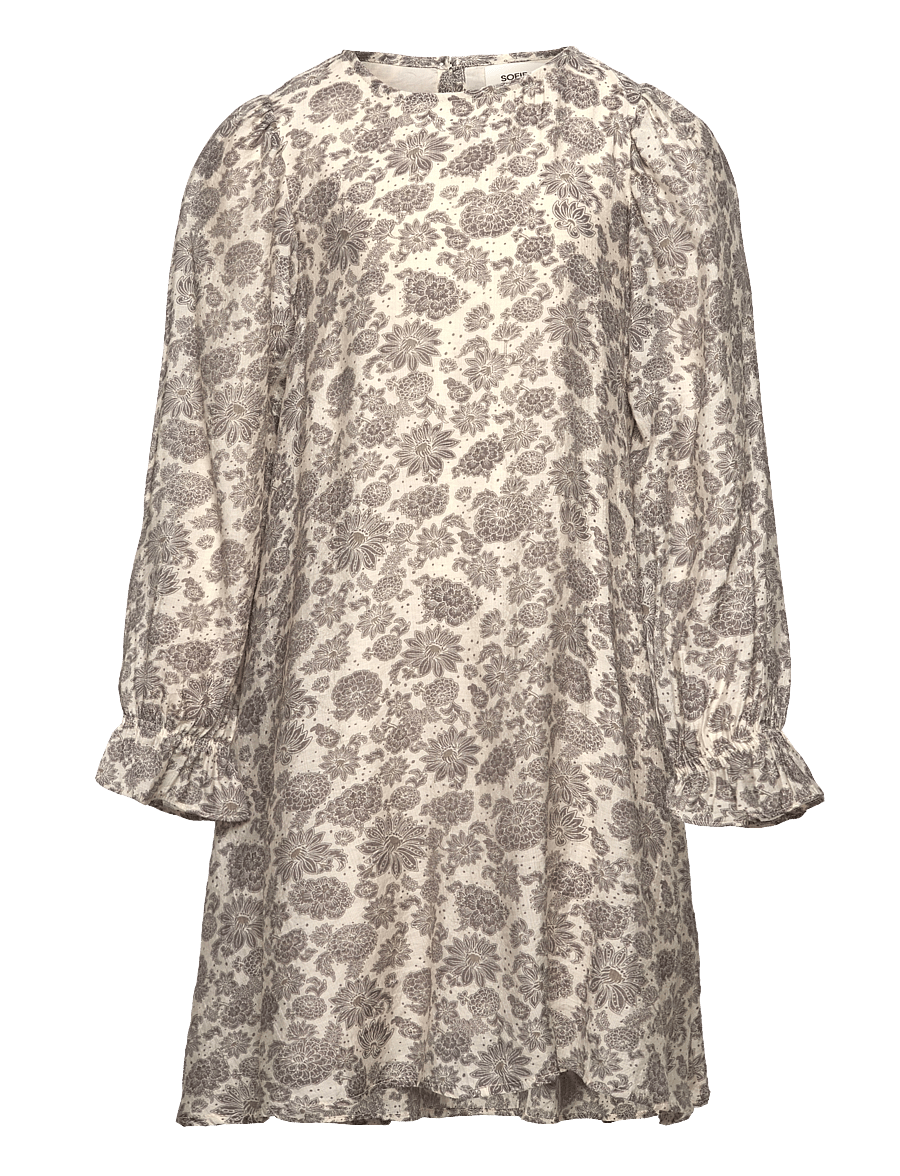 Sofie Schnoor Young - MounaSY Dress - langærmede hverdagskjoler - grey - 0