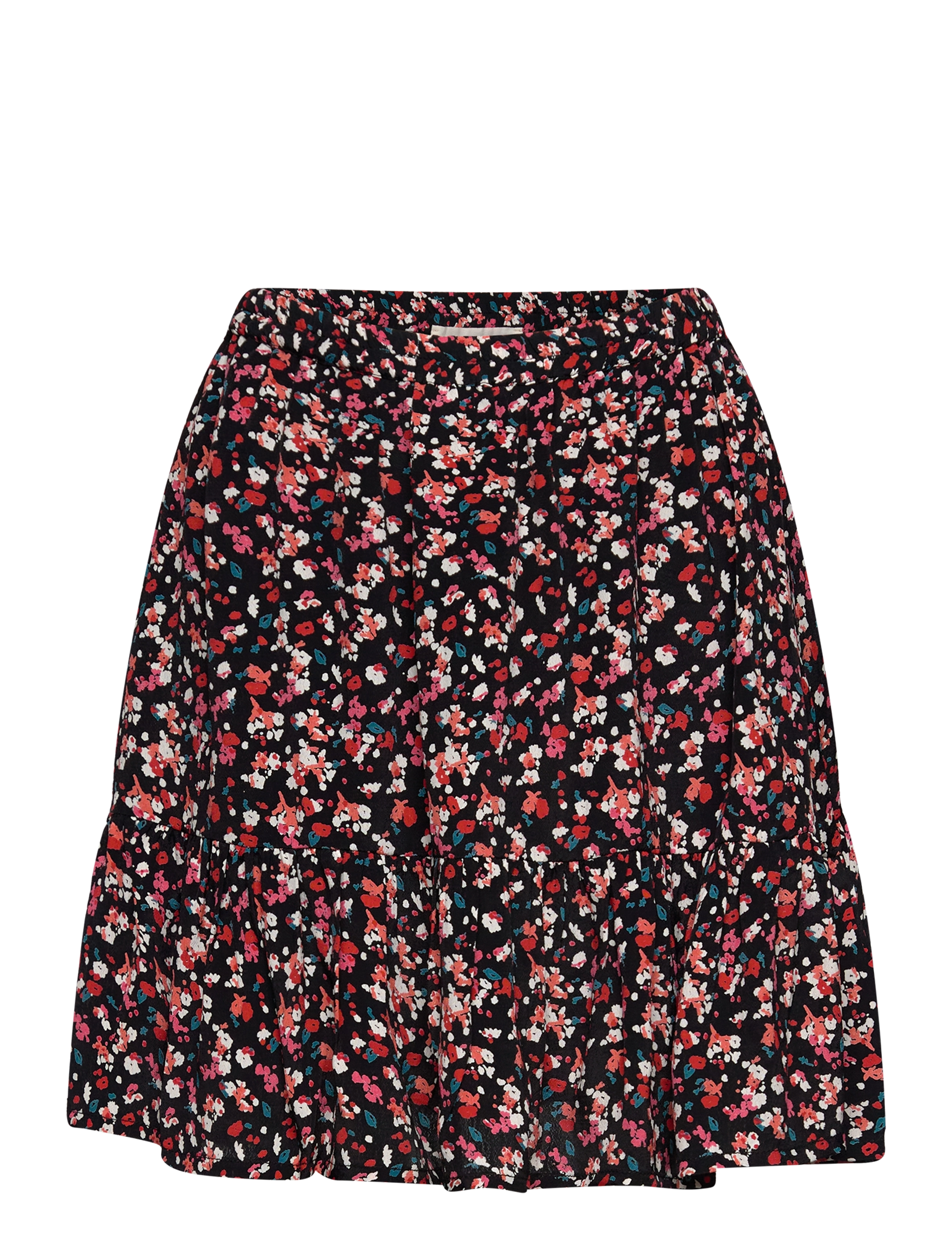Skirt - BLACK FLOWER