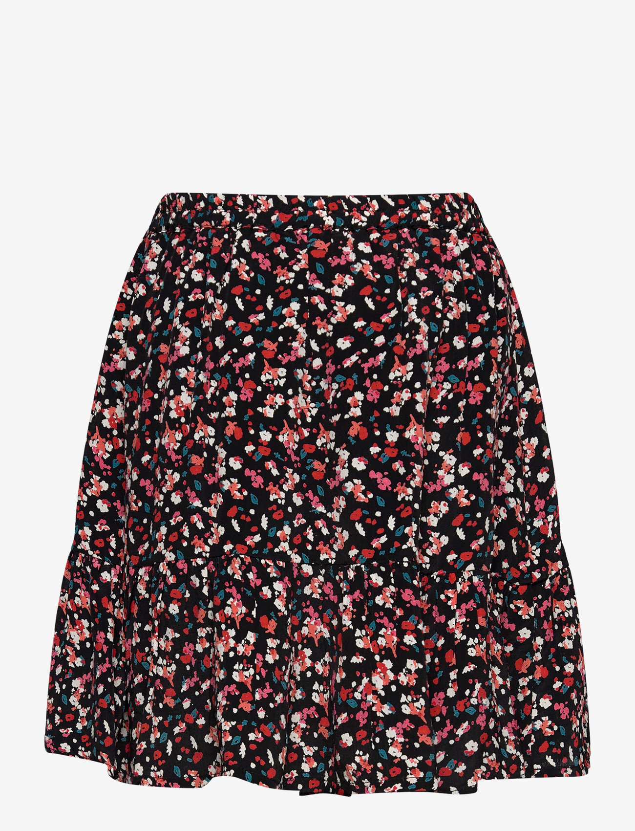 Sofie Schnoor Young - Skirt - black flower - 1