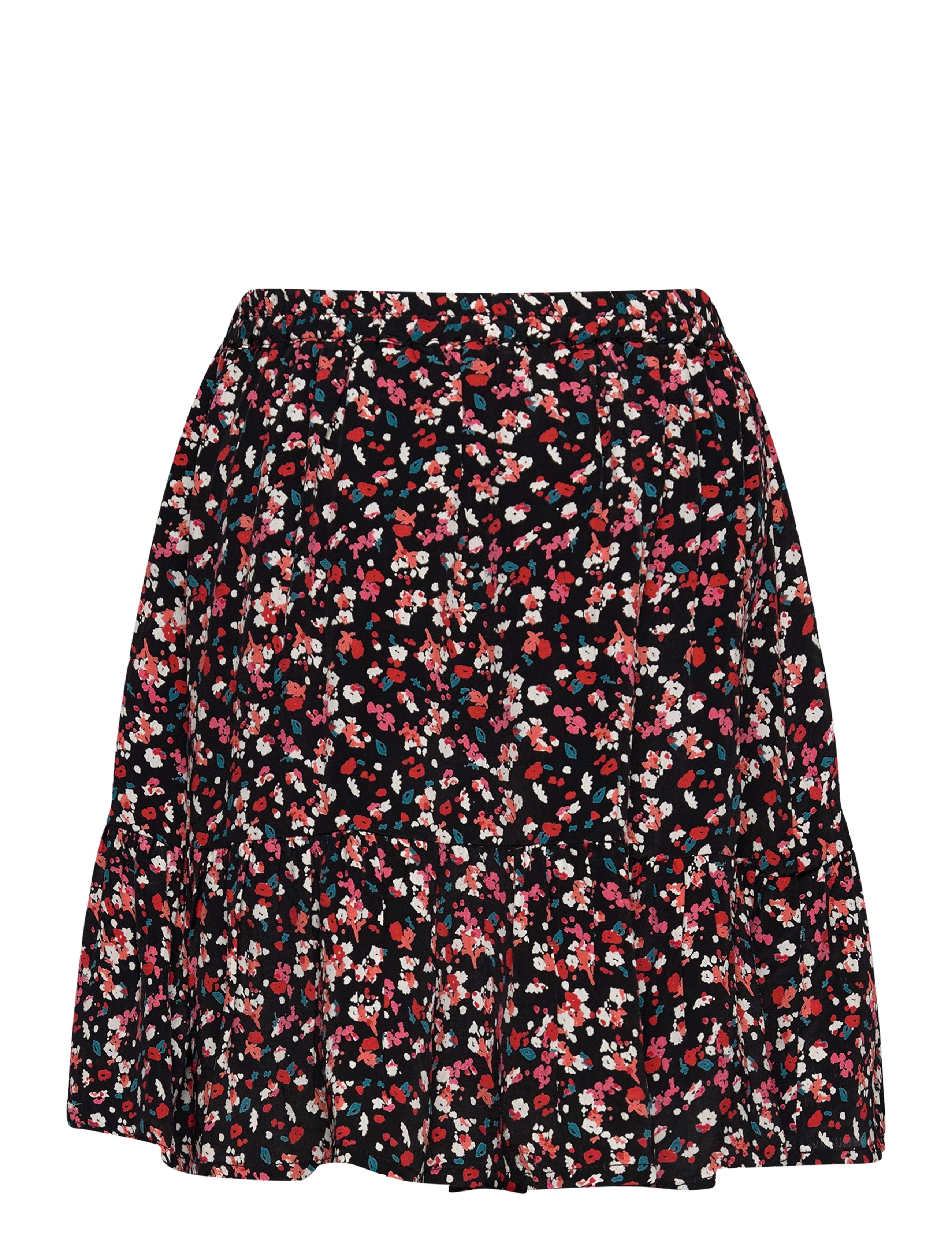 Sofie Schnoor Young - Skirt - black flower - 1