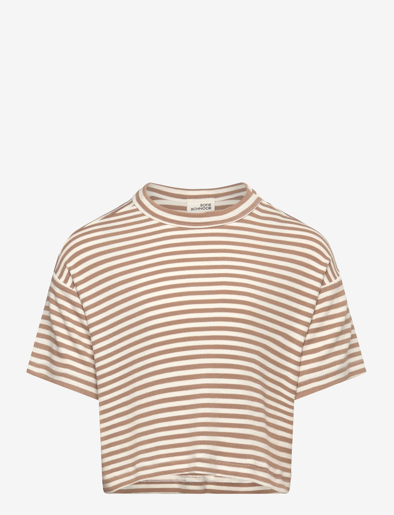 Sofie Schnoor Young - T-shirt - beige striped - 0