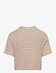 Sofie Schnoor Young - T-shirt - kortærmede t-shirts - beige striped - 1
