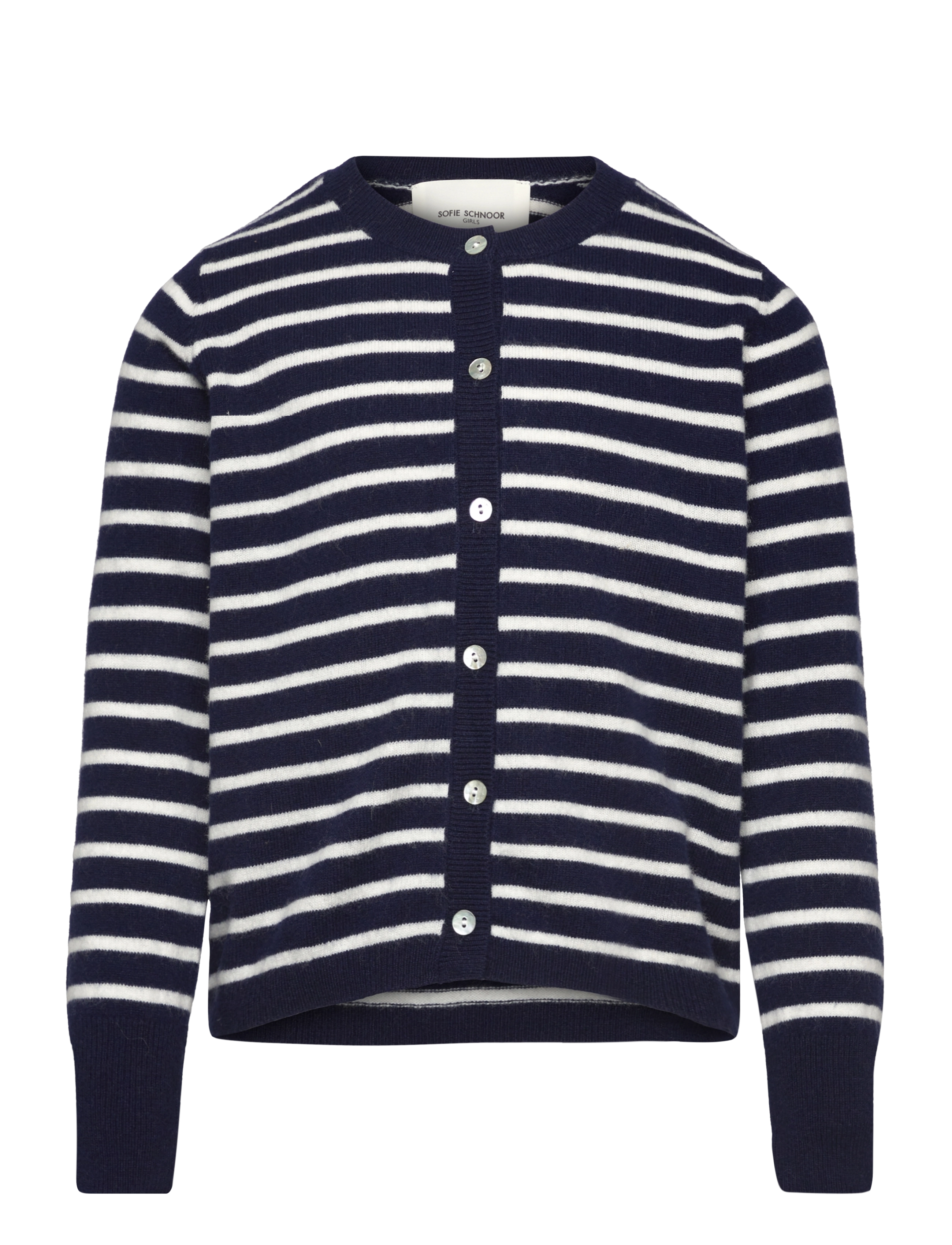 CISSESY STRIPE CARDIGAN - DARK BLUE STRIPED