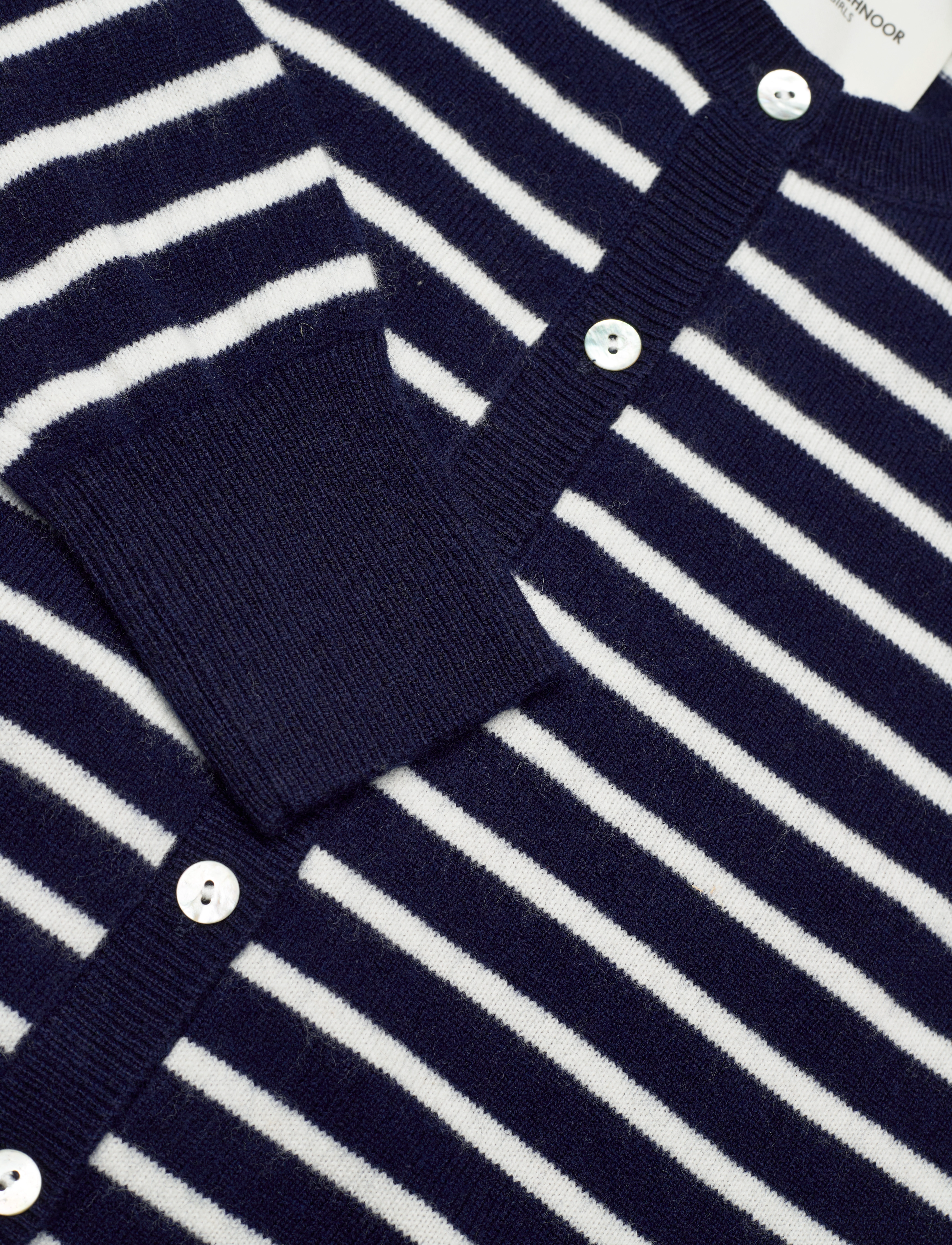 Sofie Schnoor Young - CISSESY STRIPE CARDIGAN - dark blue striped - 2