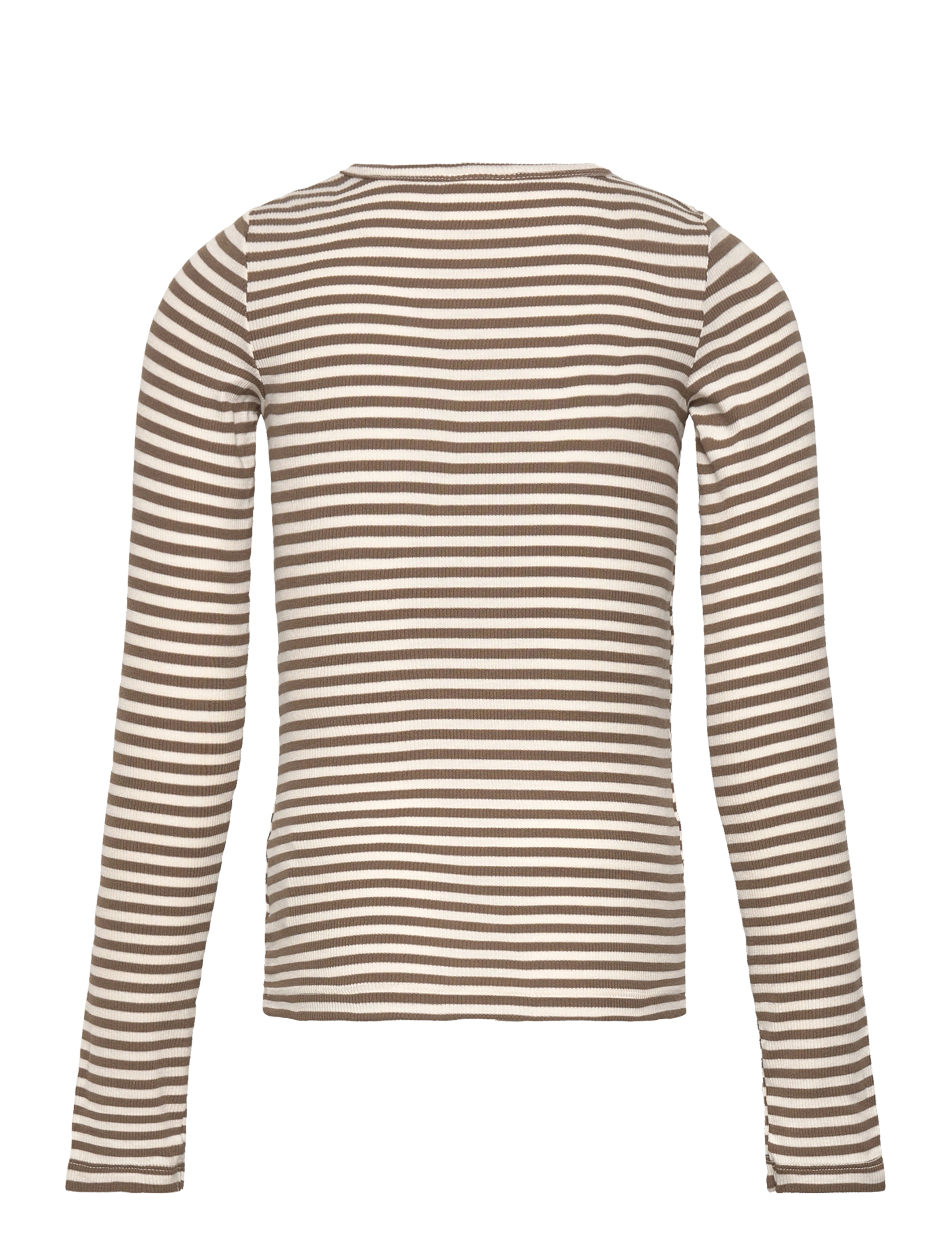 Sofie Schnoor Young - PETRICIASY T-SHIRT LONG SLEEVE - army stripe - 1