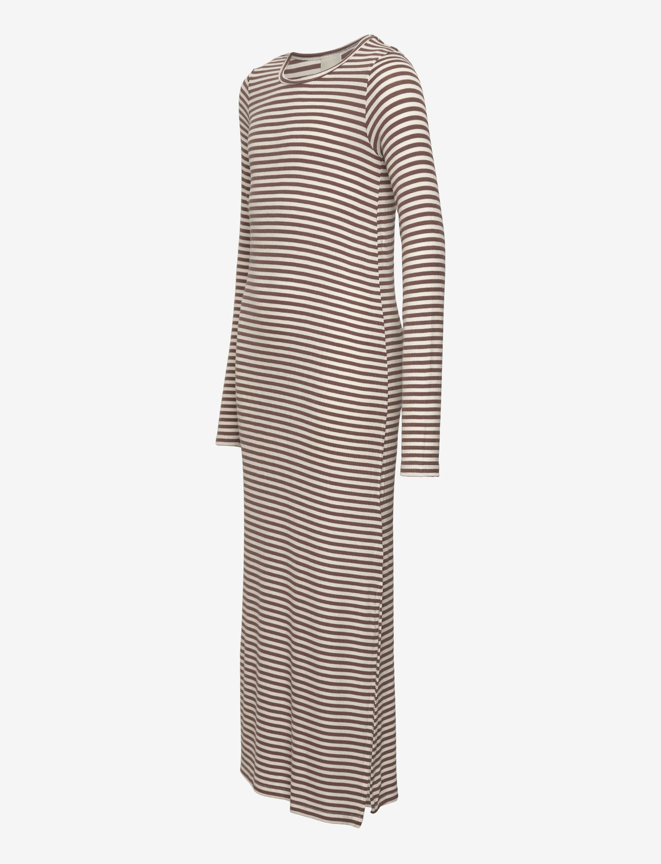 Sofie Schnoor Young - FACITASY DRESS - pikkade varrukatega vabaaja kleidid - brown striped - 2