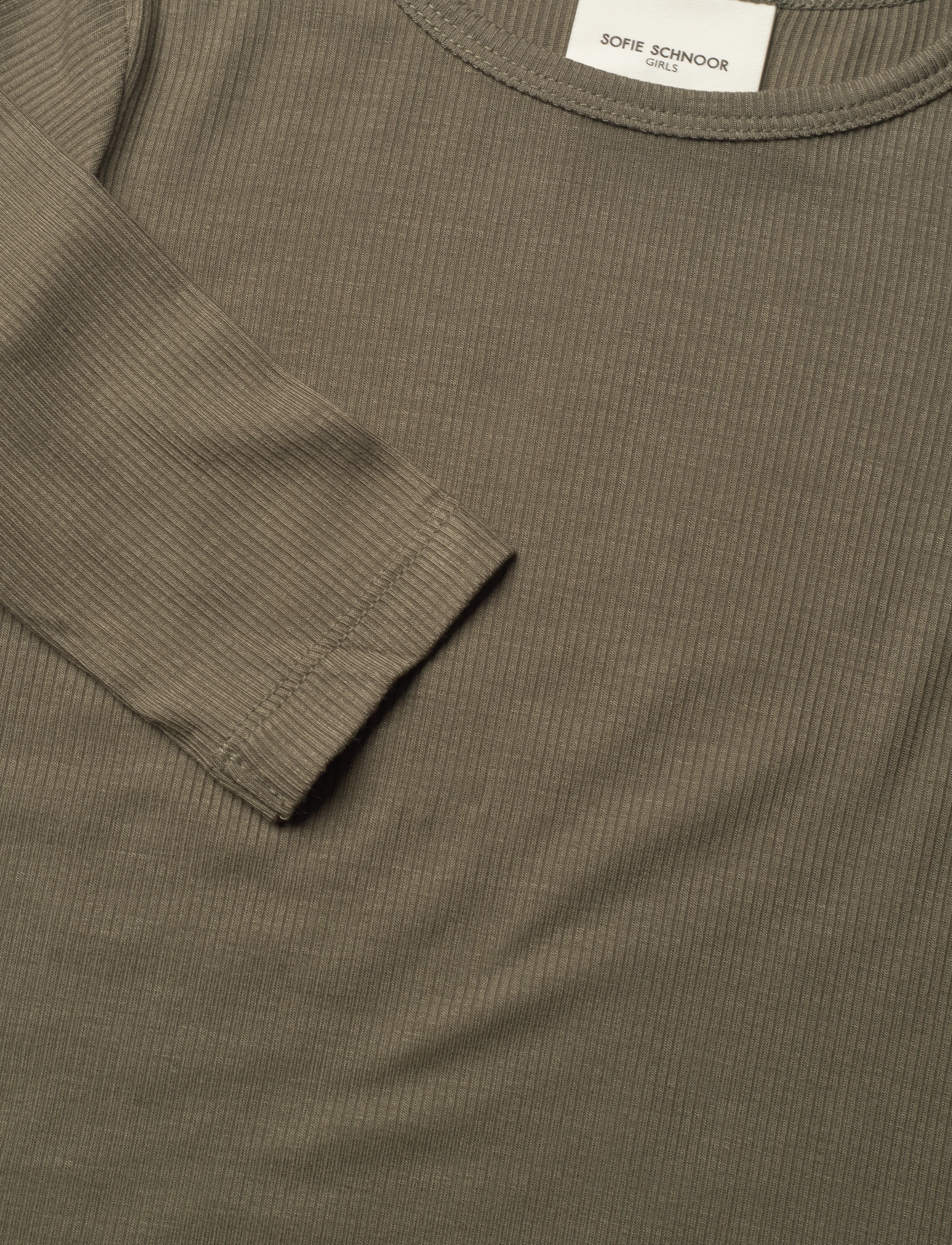 Sofie Schnoor Young - PETRICIASY T-SHIRT LONG SLEEVE - army green - 2