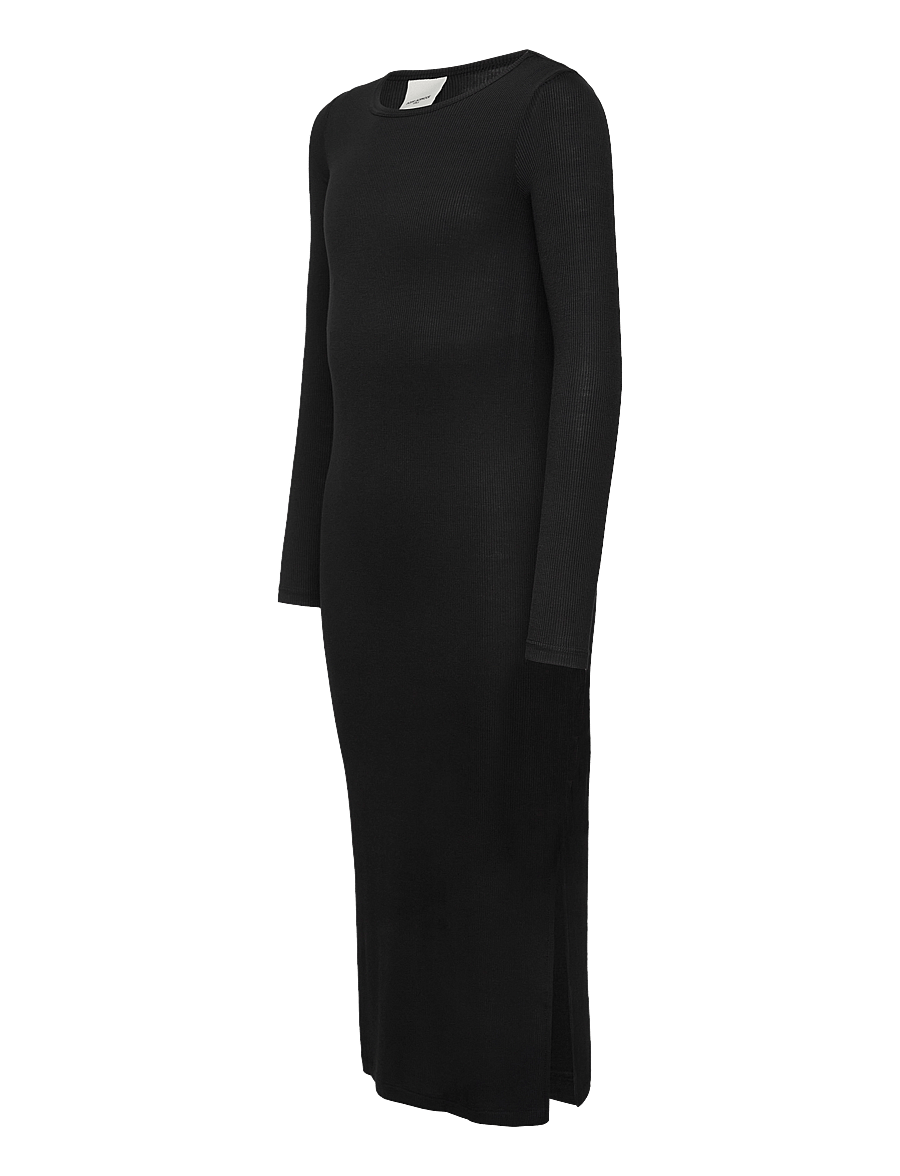 Sofie Schnoor Young - FACITASY DRESS - långärmade vardagsklänningar - black - 2