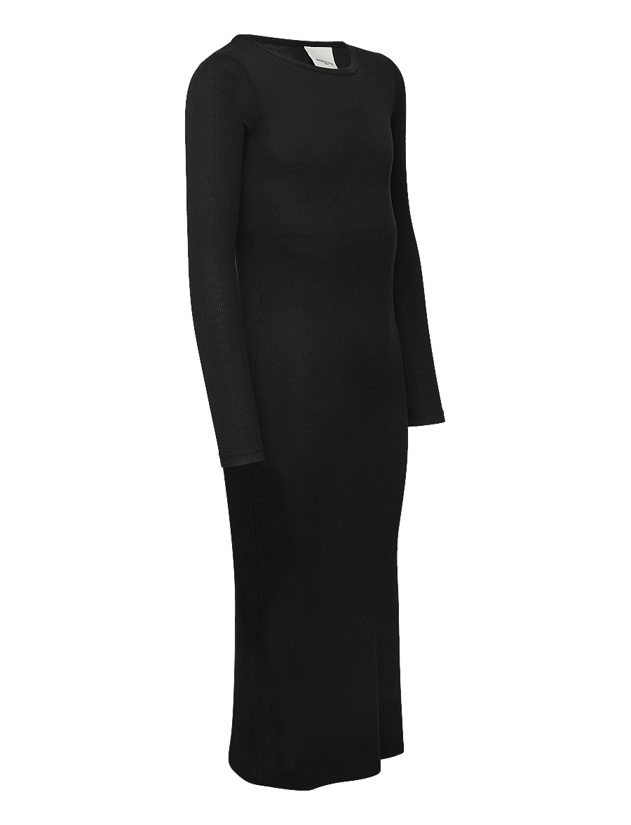 Sofie Schnoor Young - FACITASY DRESS - långärmade vardagsklänningar - black - 3