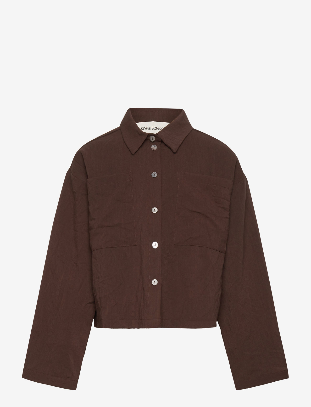 Sofie Schnoor Young - Shirt - langærmede skjorter - brown fudge - 0