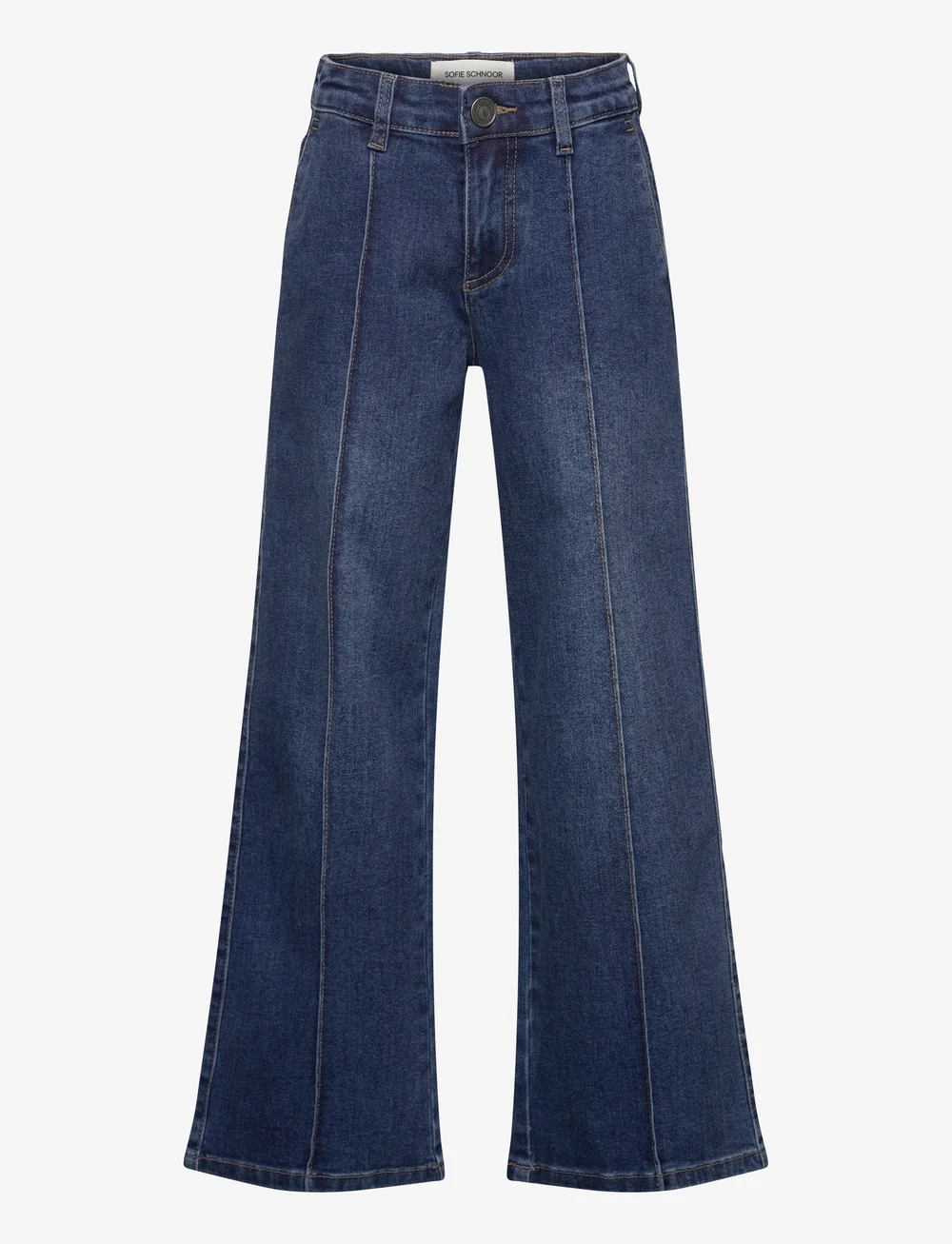 Sofie Schnoor Young - CARISY TROUSERS - wide leg jeans - dark blue - 0