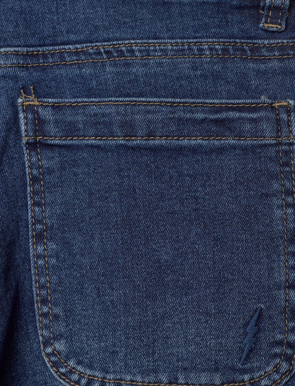 Sofie Schnoor Young - CARISY TROUSERS - wide leg jeans - dark blue - 4