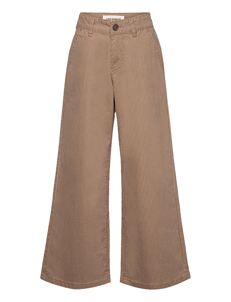 Sofie Schnoor Young - GITTESY TROUSERS - vida jeans - brown thin stripe - 0