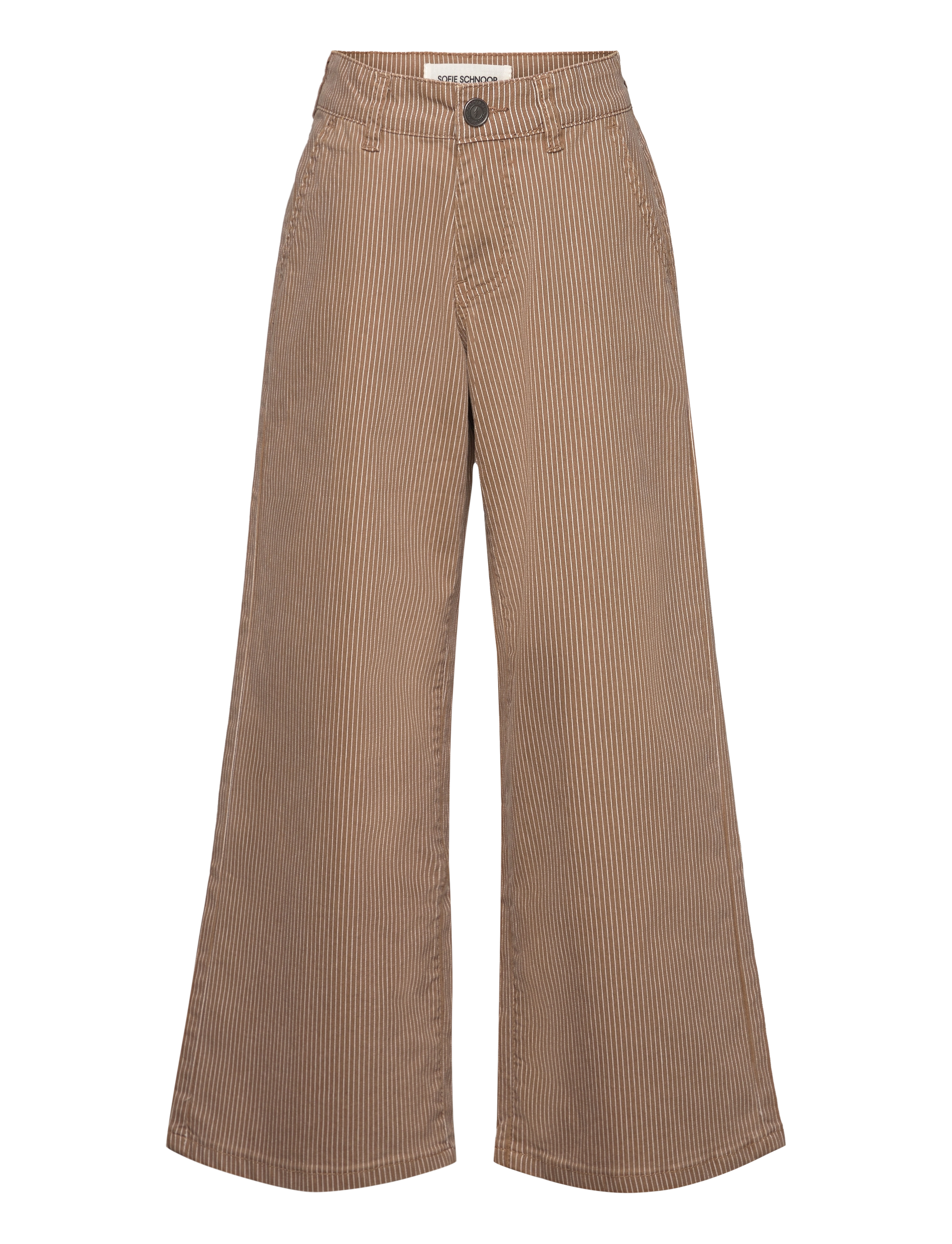 Sofie Schnoor Young GITTESY TROUSERS - Jeans - BROWN THIN STRIPE / brown