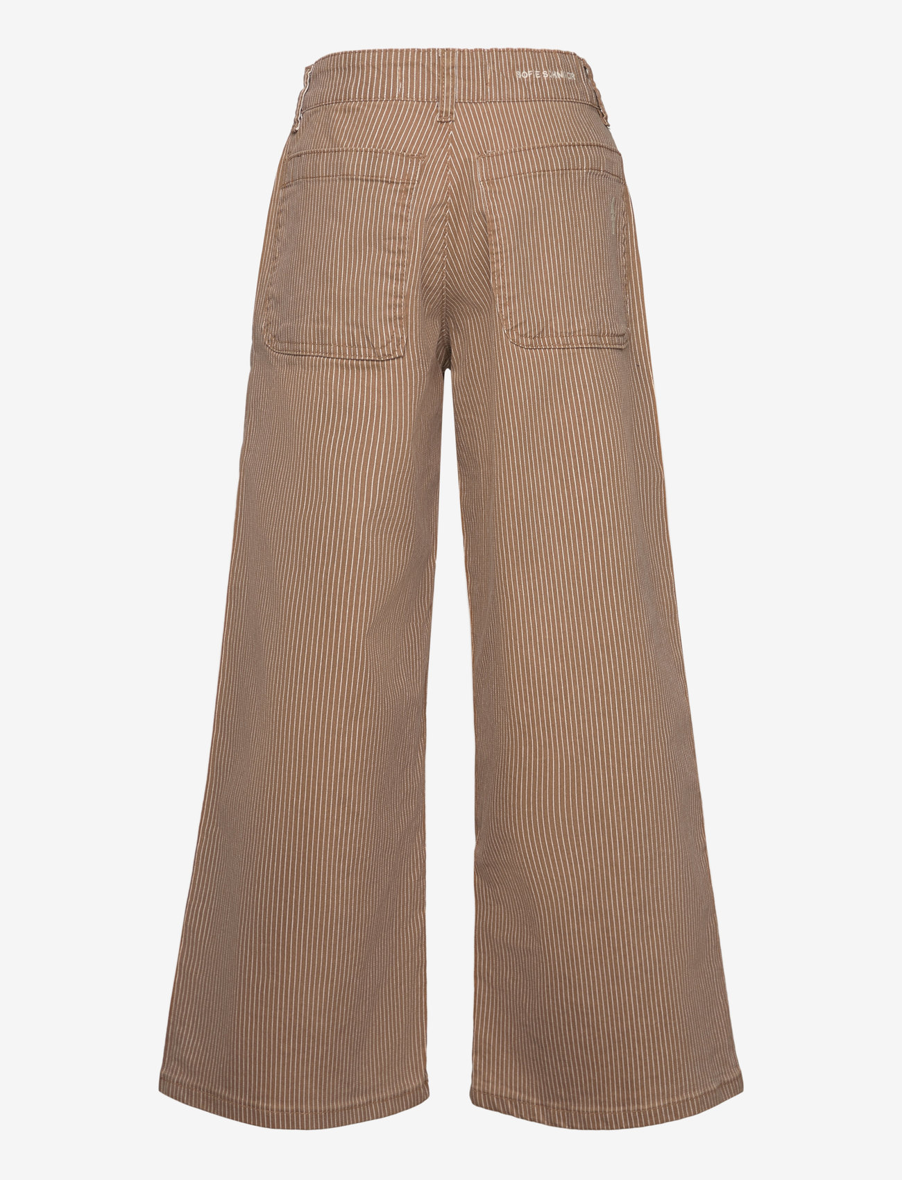 Sofie Schnoor Young - GITTESY TROUSERS - wide leg jeans - brown thin stripe - 1