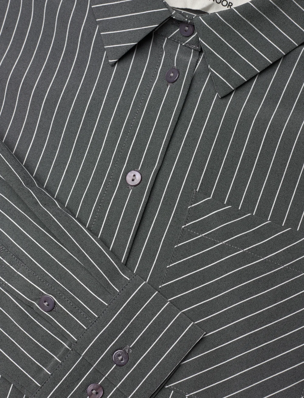 Sofie Schnoor Young - Shirt - långärmade skjortor - grey striped - 3