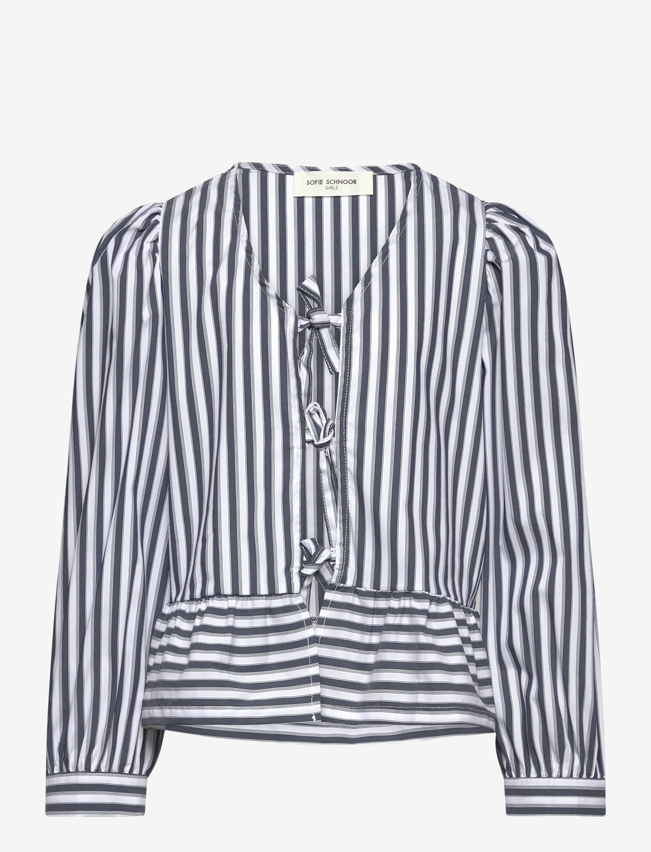 Sofie Schnoor Young - Shirt - dark grey striped - 0