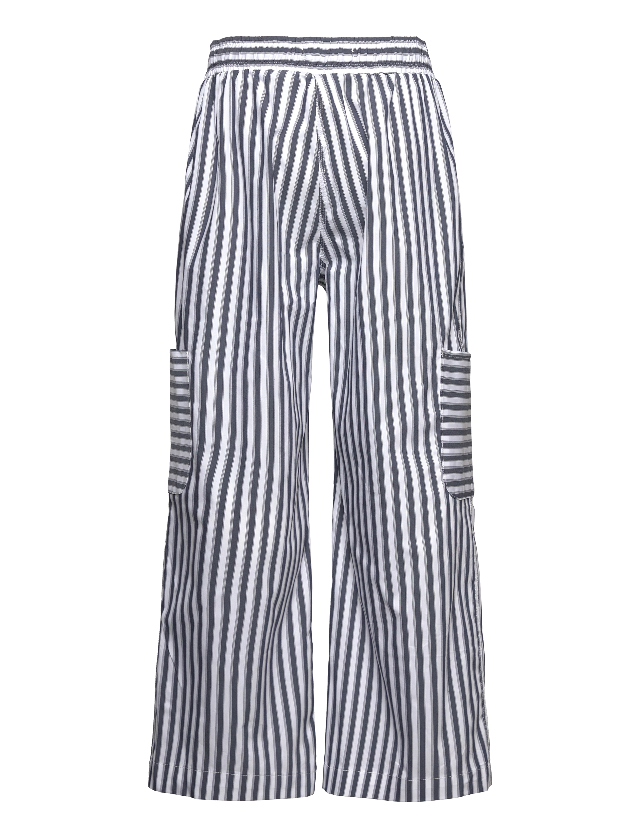 Sofie Schnoor Young - Trousers - spodnie - dark grey striped - 1