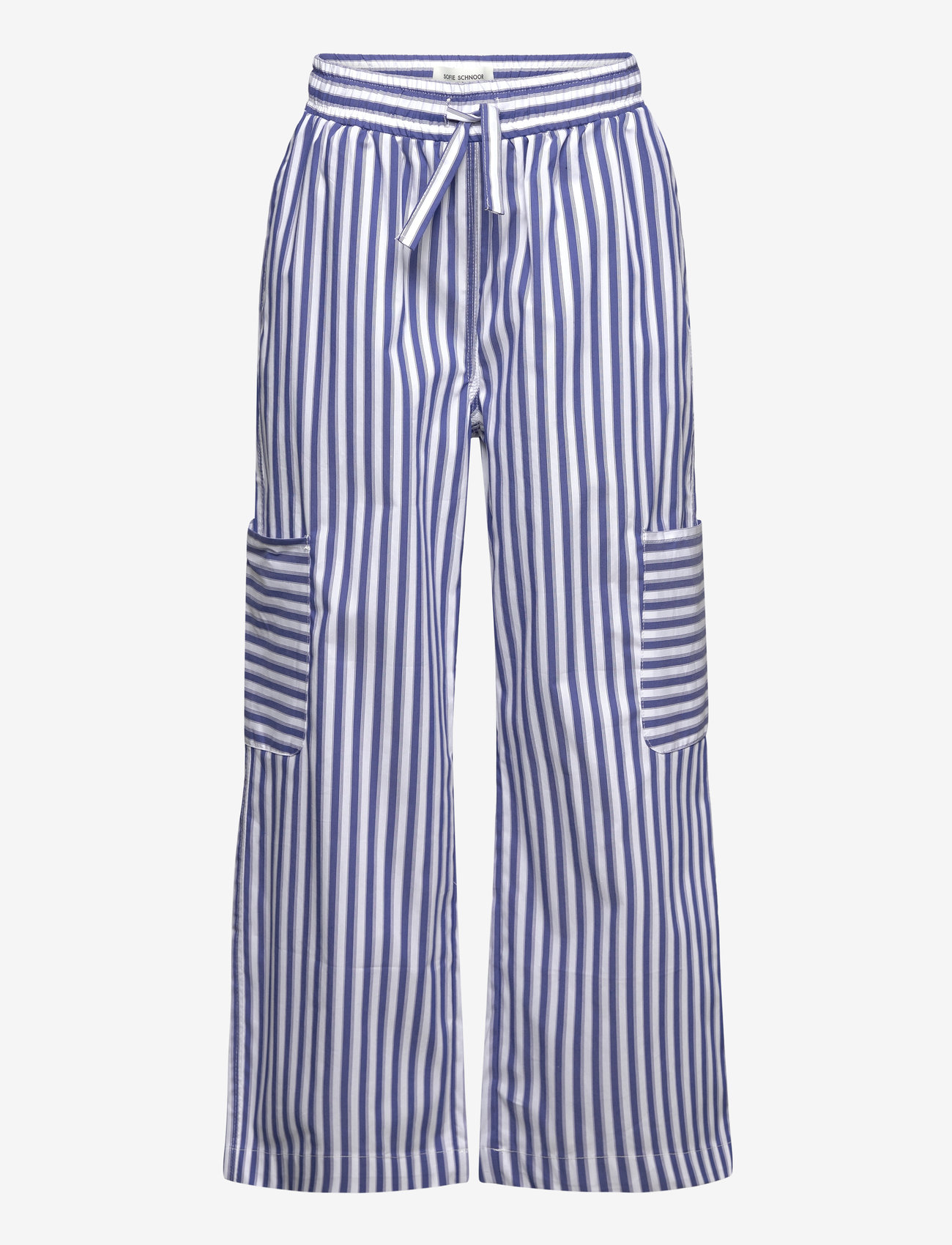 Sofie Schnoor Young - Trousers - laveste priser - navy striped - 0