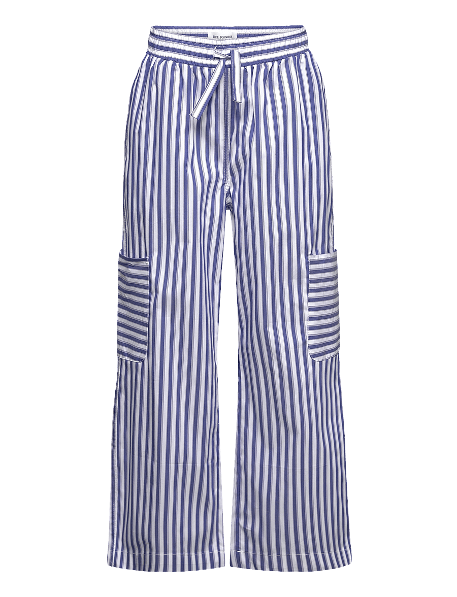 Sofie Schnoor Young - Trousers - trousers - navy striped - 0