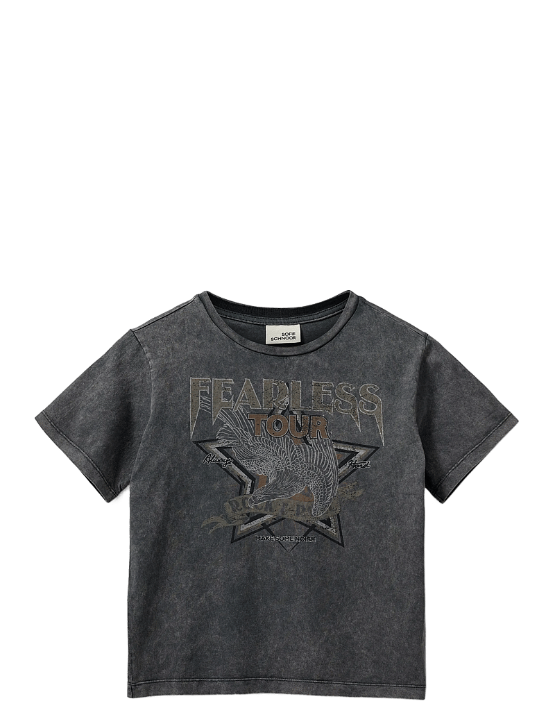 Sofie Schnoor Young - ZENASY T-SHIRT - kurzärmelige - black - 0